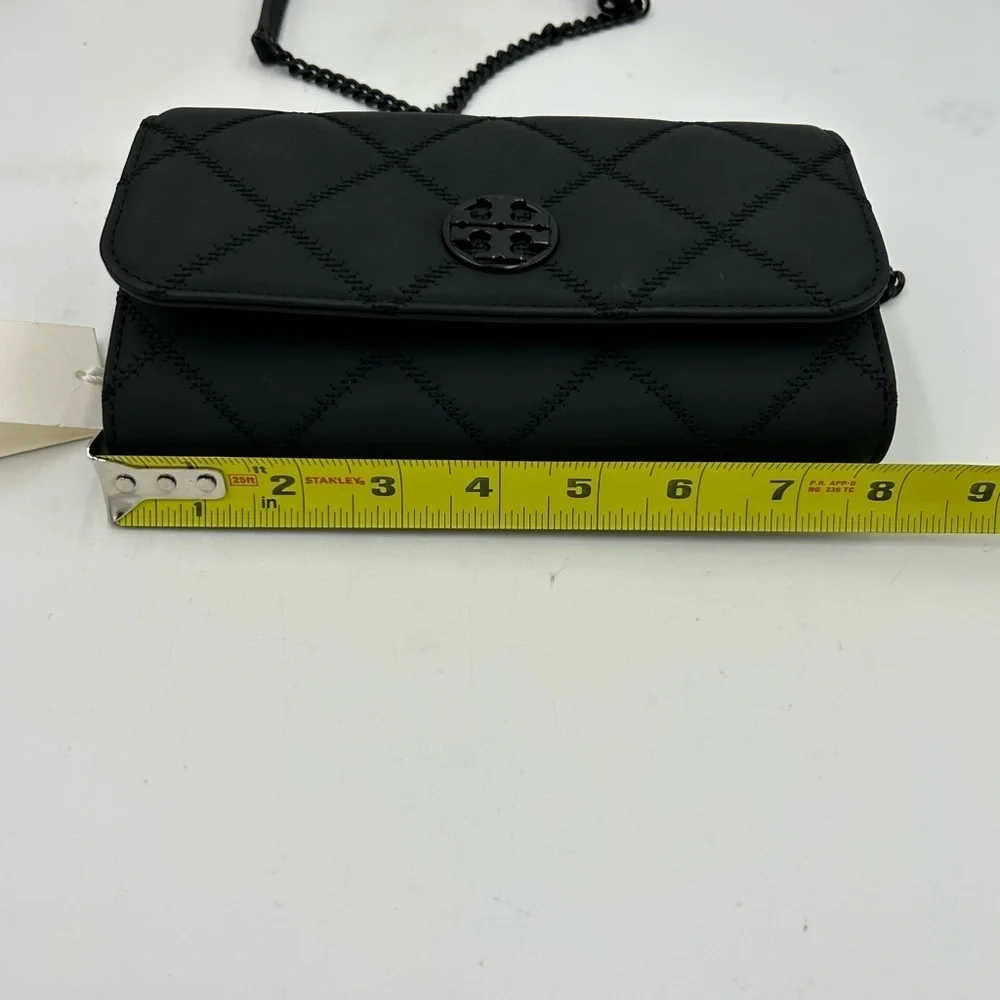 Women's Tory Burch matte chain wallet Crossbody NWT